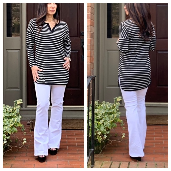 ✨LAST ONE ✨PARIS✨ long sleeves striped tunic - Picture 7 of 7